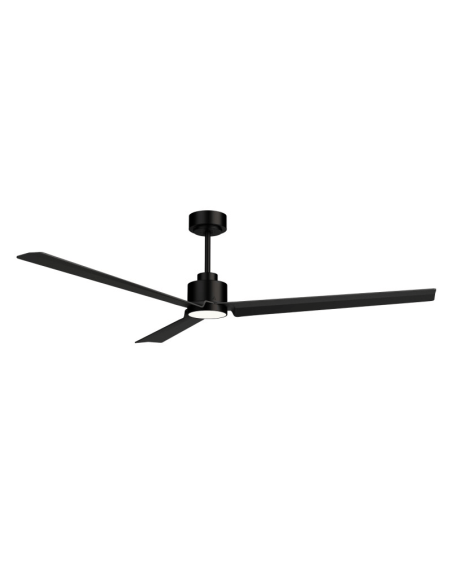 Ventilador de Techo LED Anne XL negro DC para espacios de más de 32m2 temporizador