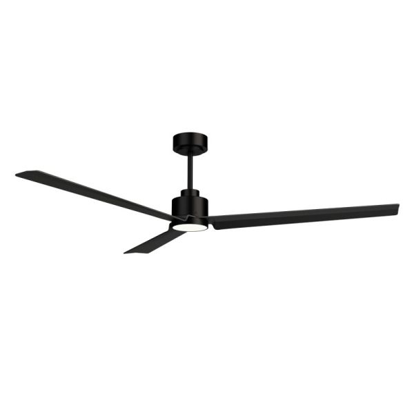Ventilador de Techo LED Anne XL negro DC para espacios de más de 32m2 temporizador