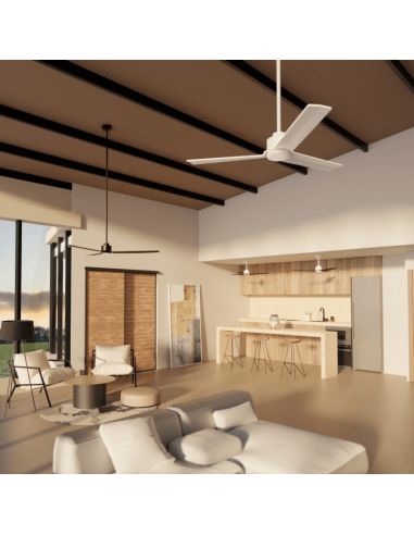 Ventilateur de plafond Anne XL blanc DC pour les espaces de plus de 32m2 d'ambiance