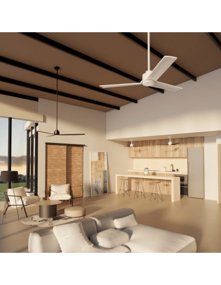 Ventilador de Techo Anne XL blanco DC para espacios de más de 32m2 ambiente