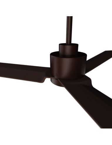 Ventilador de Techo LED Anne marrón oxido DC para espacios amplios detalle