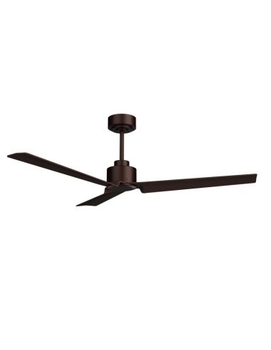 Anne Ventilateur de plafond oxyde marron DC pour grands espaces