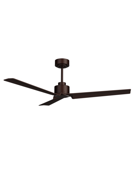Anne Ventilateur de plafond oxyde marron DC pour grands espaces