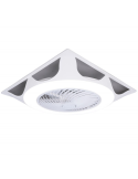 Ventilateur de plafond LED réglable UFO Armstrong pour plafonds modulaires DC