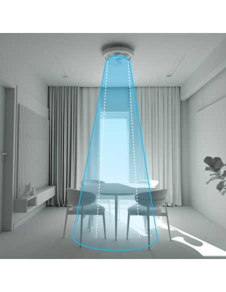 UFO Armstrong Ventilateur de plafond LED réglable pour plafonds modulaires Flux d'air DC