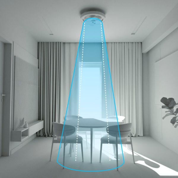 UFO Armstrong Ventilateur de plafond LED réglable pour plafonds modulaires Flux d'air DC