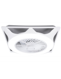 Ventilateur de plafond LED réglable UFO Armstrong pour plafonds modulaires DC détail