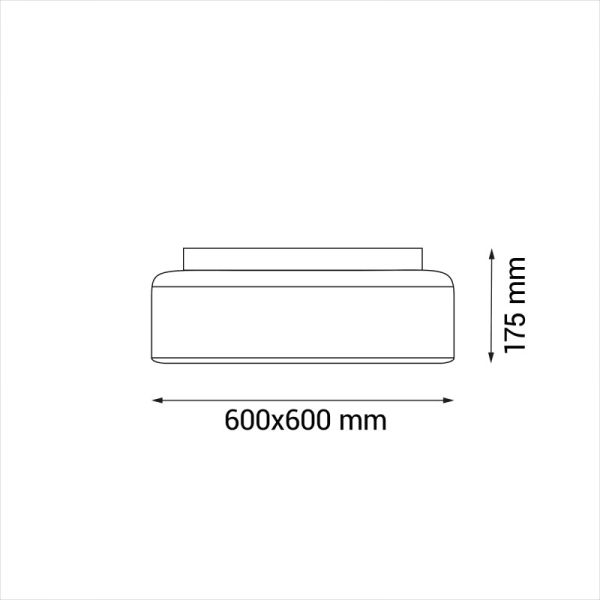 UFO Armstrong ventilateur de plafond LED réglable pour plafonds modulaires DC mesures