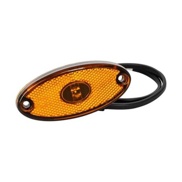 Piloto LED Ambar Homologado sin soporte con conector Cobo, Tisvol... Faycom | LeonLeds