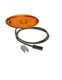 Piloto LED Ambar Homologado sin soporte con conector Cobo, Tisvol... Faycom | LeonLeds