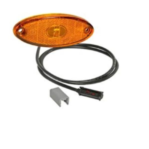 Piloto LED Ambar Homologado sin soporte con conector Cobo, Tisvol... Faycom | LeonLeds