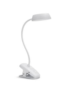 Flexo LED recargable Blanco con pinza Donutclip 3W 4000K DSK201 Philips | LeonLeds 2