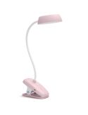 Col de cygne LED rose avec clip et Donutclip rechargeable 3W 4000K DSK201 Philips | leonleds
