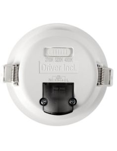 Foco empotrable LED IP44 6W - 50W Cambio color CCT Switch UGR 19 Triac Libertad 6 Blanco | LeonLeds 2