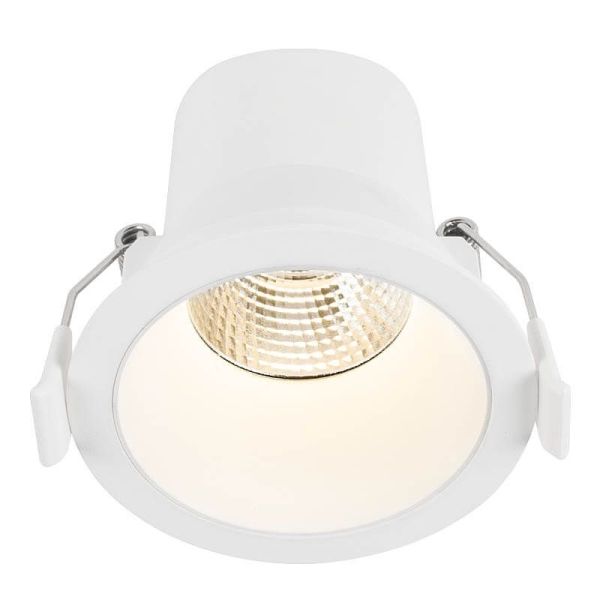 Foco empotrable LED IP44 6W - 50W Cambio color CCT Switch UGR 19 Triac Libertad 6 Blanco | LeonLeds