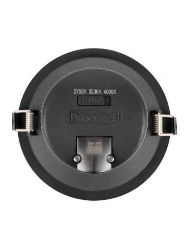 Foco empotrable LED potente 12W - 90W Cambio color CCT Switch UGR 19 Triac Libertad 12 HoffLight | LeonLeds