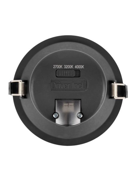 Foco empotrable LED potente 12W - 90W Cambio color CCT Switch UGR 19 Triac Libertad 12 HoffLight | LeonLeds