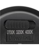 Interruptor Foco empotrable LED potente 12W - 90W Cambio color CCT Switch UGR 19 Triac Libertad 12 HoffLight | LeonLeds
