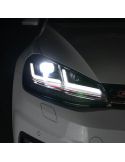 Faróis de LED aprovados Golf VII LEDriving Pack 2 LEDHL109-BK (2017-2020) após remodelação Osram | leonleds