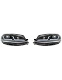 Faróis de LED completos aprovados Golf VII LEDriving GTI Pack 2 LEDHL109-BK (2017-2020) Após remodelação Osram | leonleds