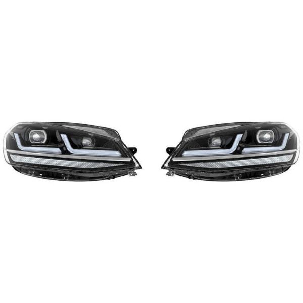 Phares Full LED Homologués Golf VII LEDriving GTI Pack 2 LEDHL109-BK (2017-2020) Après Res-tyling Osram | leonleds