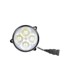 Faro LED redondo empotrable 40W de con conector 900512/24V  | LeonLeds