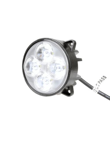 Refletor LED redondo de encastrar 40W com conector 9005 12/24V | leonleds