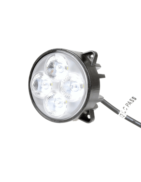 Faro LED redondo empotrable 40W de con conector 9005 12/24V  | LeonLeds