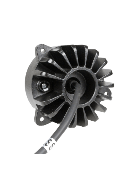 Refletor LED embutido redondo 40W com conector 9005 cabo 12/24V| leonleds