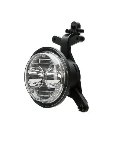 Faro LED redondo empotrable largo alcance 60W de con conector 9005 12/24V soporte| LeonLeds