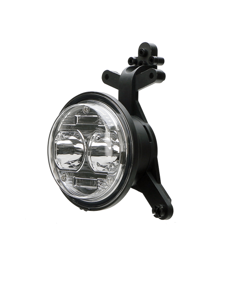 Faro LED redondo empotrable largo alcance 60W de con conector 9005 12/24V soporte| LeonLeds