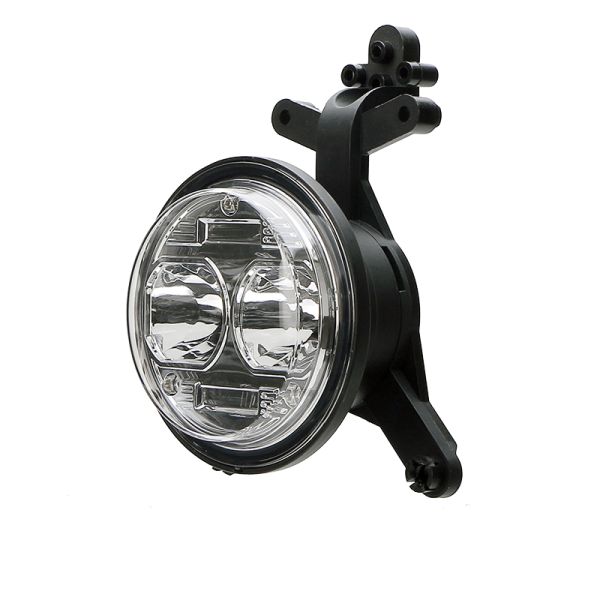 Faro LED redondo empotrable largo alcance 60W de con conector 9005 12/24V soporte| LeonLeds