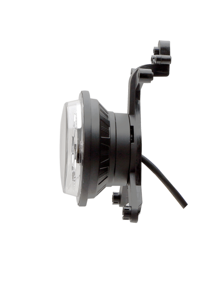Faro LED redondo empotrable largo alcance 60W de con conector 9005 12/24V  lateral | LeonLeds