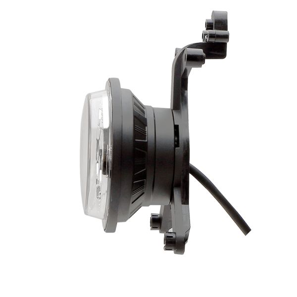 Faro LED redondo empotrable largo alcance 60W de con conector 9005 12/24V  lateral | LeonLeds