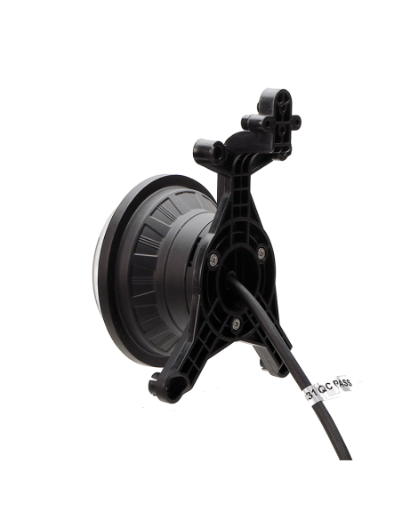 Refletor LED redondo embutido de longo alcance de 60W com conector 9005 Cabo 12/24V | leonleds