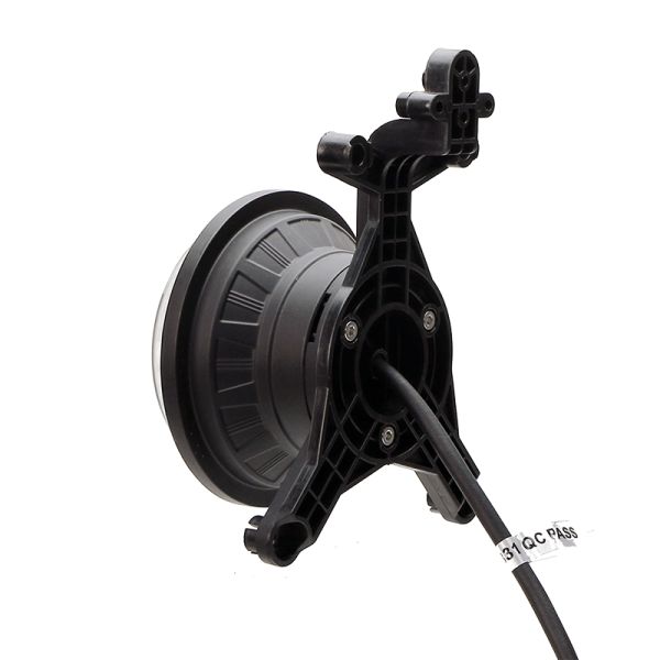 Refletor LED redondo embutido de longo alcance de 60W com conector 9005 Cabo 12/24V | leonleds