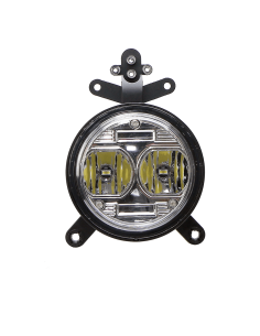 Faro LED redondo empotrable largo alcance 60W de con conector 9005 12/24V  | LeonLeds