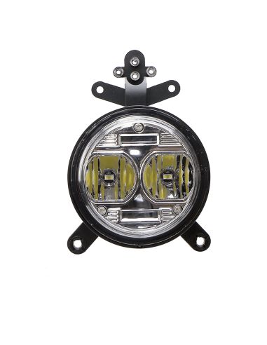 Faro LED redondo empotrable largo alcance 60W de con conector 9005 12/24V  | LeonLeds