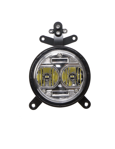 Faro LED redondo empotrable largo alcance 60W de con conector 9005 12/24V  | LeonLeds