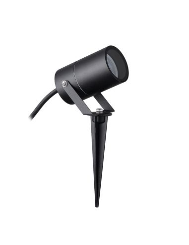 Piqueta exterior GU10 IP65 Quebec negro