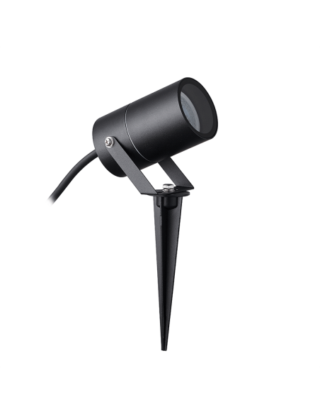 Piqueta exterior GU10 IP65 Quebec negro