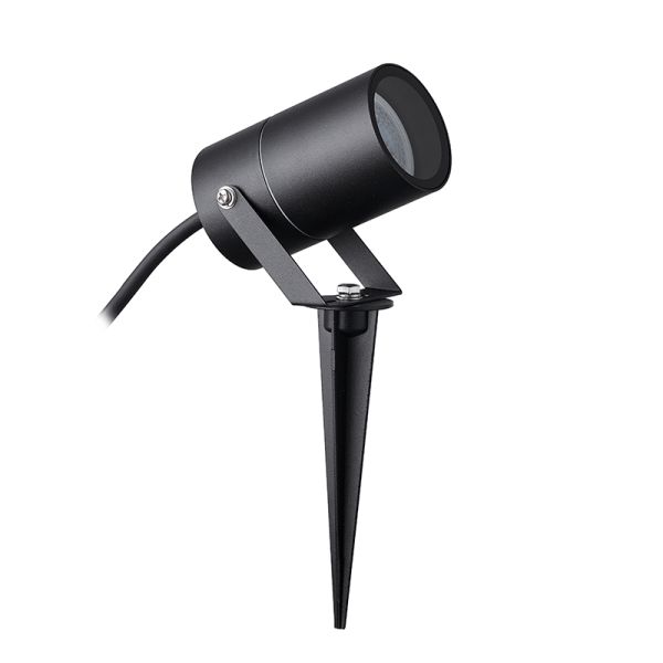 Piqueta exterior GU10 IP65 Quebec negro