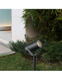 Piqueta exterior GU10 IP65 Quebec negro 2