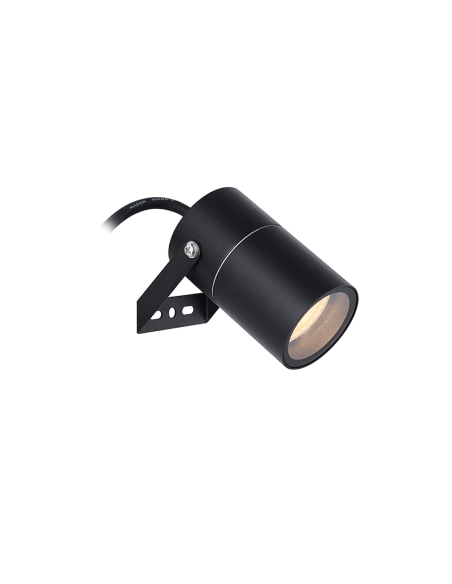Piqueta exterior GU10 IP65 Quebec negro detalle