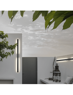 Aplique exterior LED pequeño Lotus gris oscuro - IP54 2
