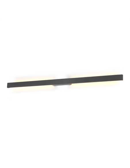 Aplique exterior LED grande Lotus gris oscuro 24W - IP54