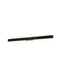Aplique exterior LED pequeño Lotus negro 20W - IP54