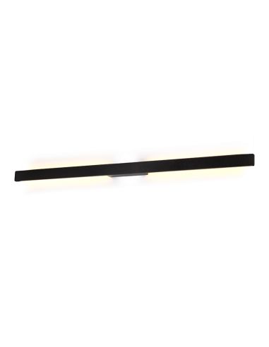 Aplique exterior LED grande Lotus negro 24W - IP54