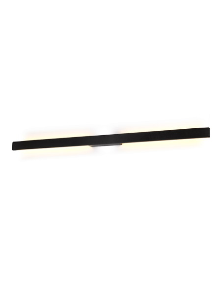 Aplique exterior LED grande Lotus negro 24W - IP54
