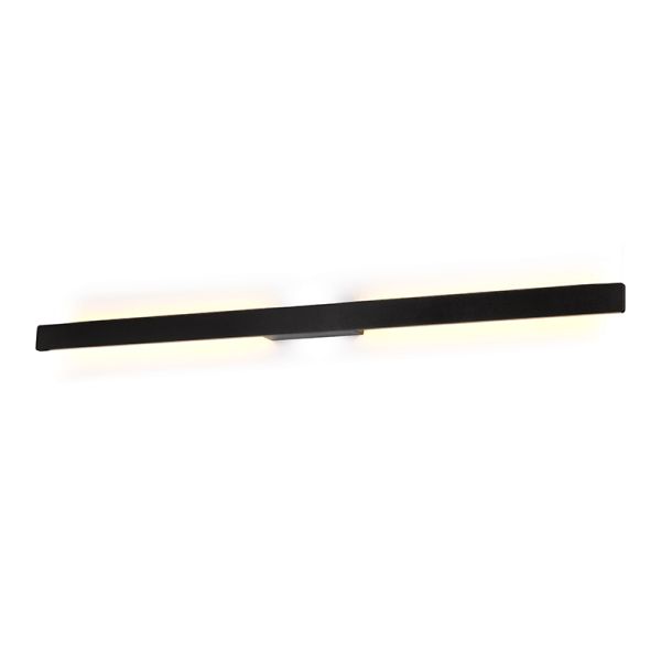 Aplique exterior LED grande Lotus negro 24W - IP54